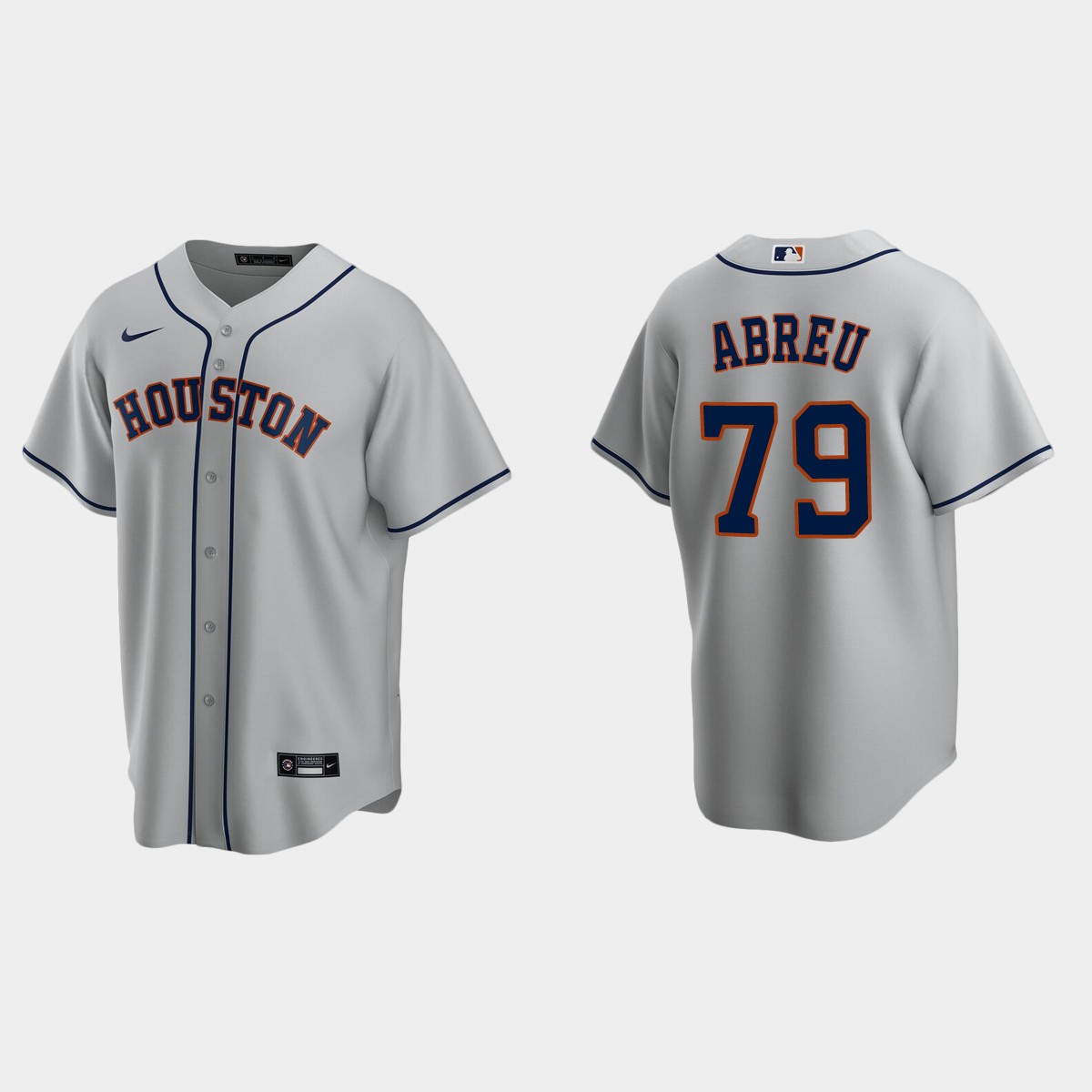Houston Astros Jose Abreu Road Jersey - Gray