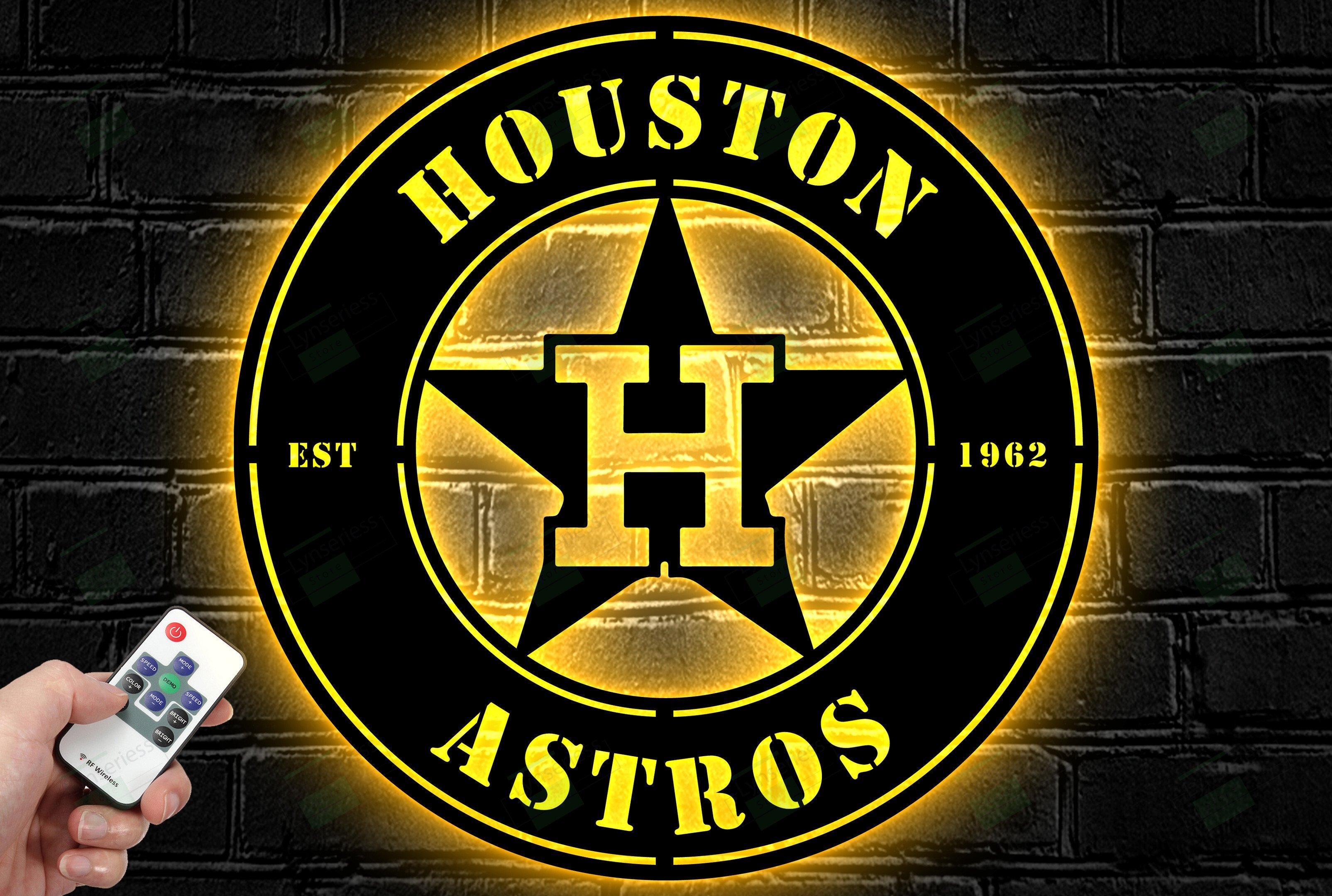 Houston Astros Metal Sign – Led Light Sign MLB