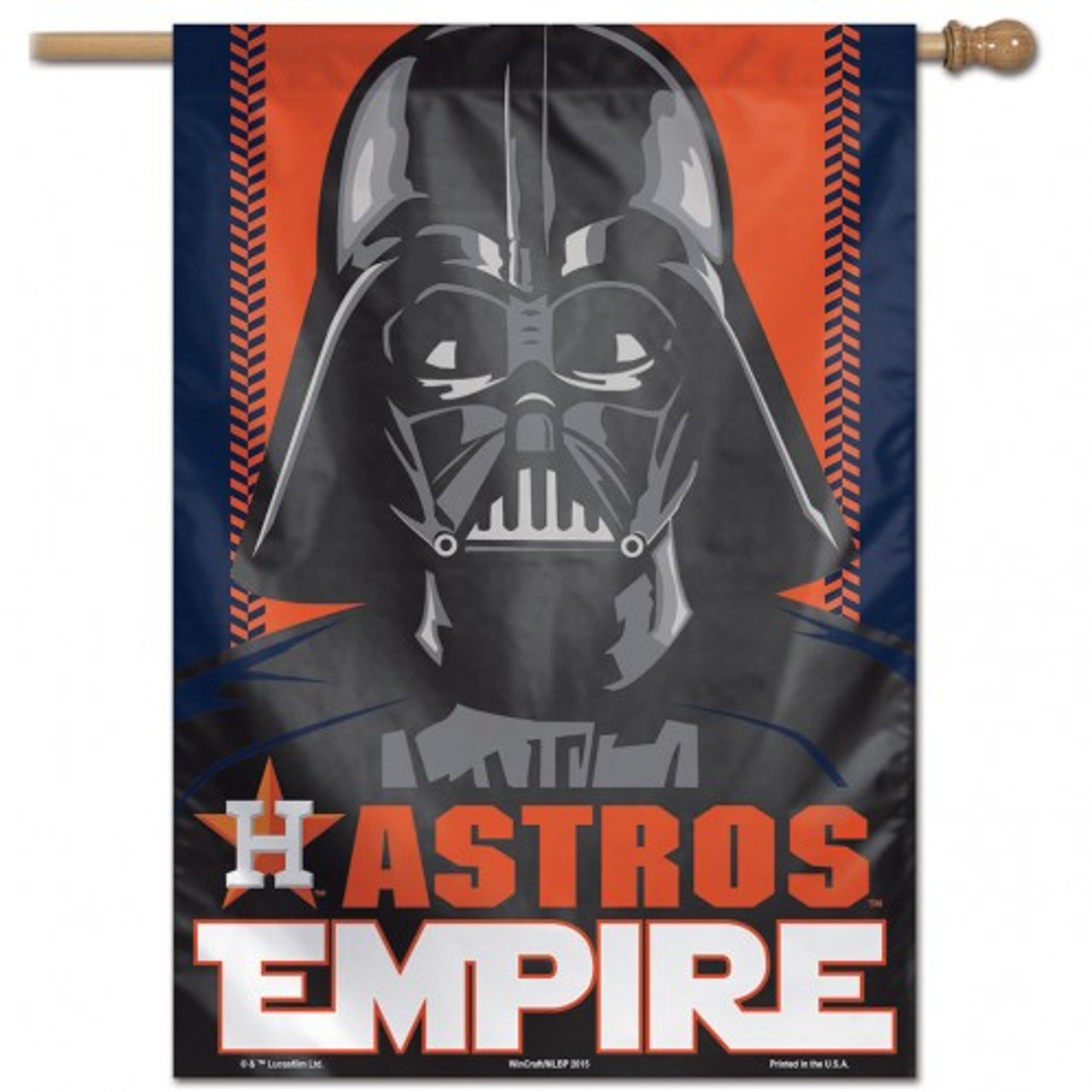 Houston Astros Star Wars Vertical Flag Garden Flag, House Flag