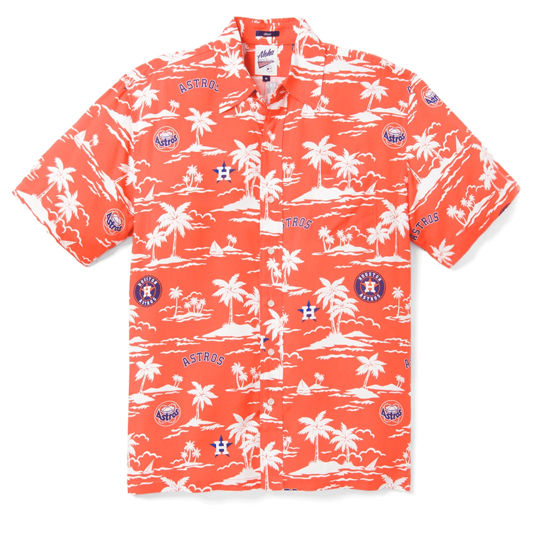 Houston Astros Vintage Mlb Hawaiian Aloha Shirt Hawaiian Beach