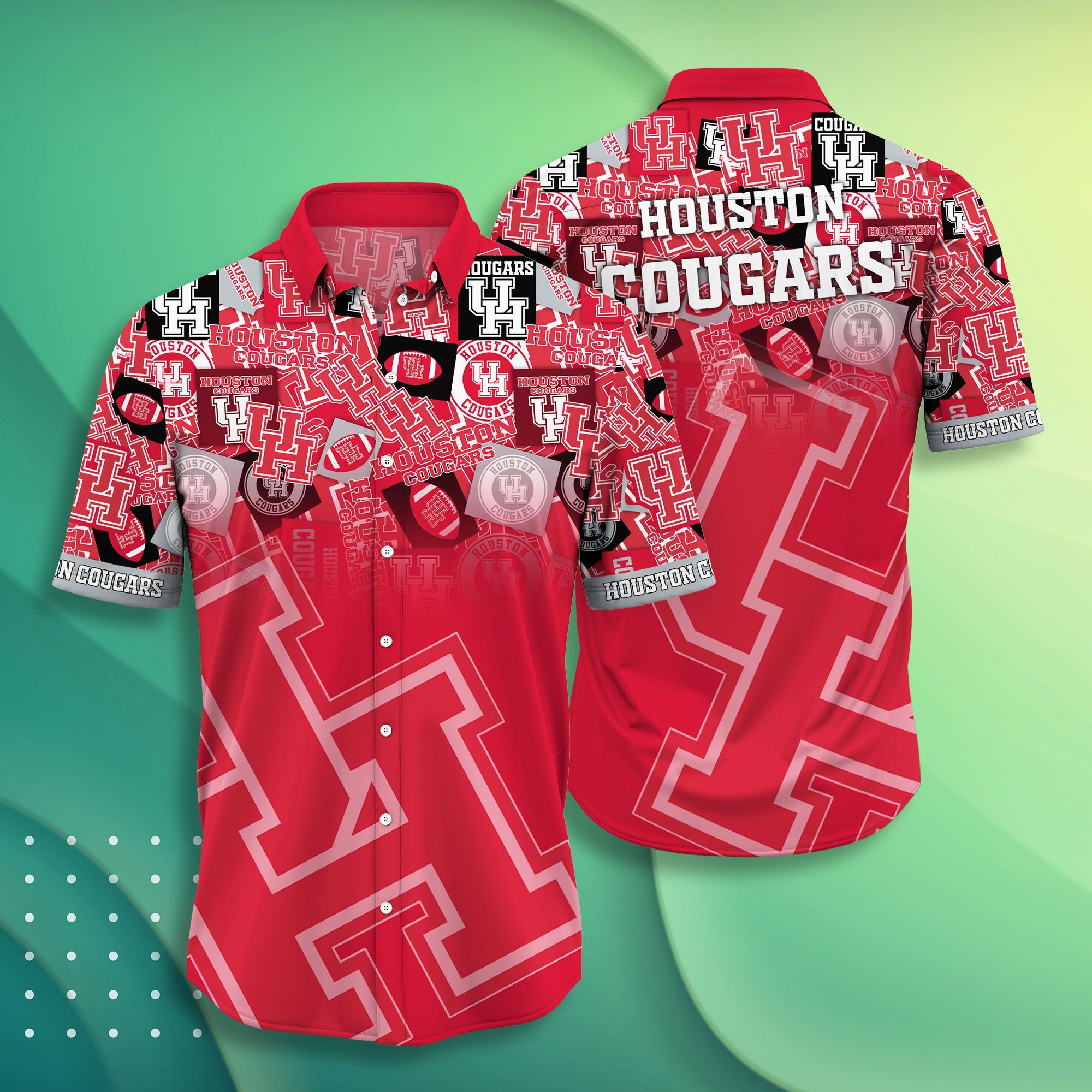 Houston Cougars NCAA -Hawaii Shirt Style Hot Trending Summer-Hawaiian NACC