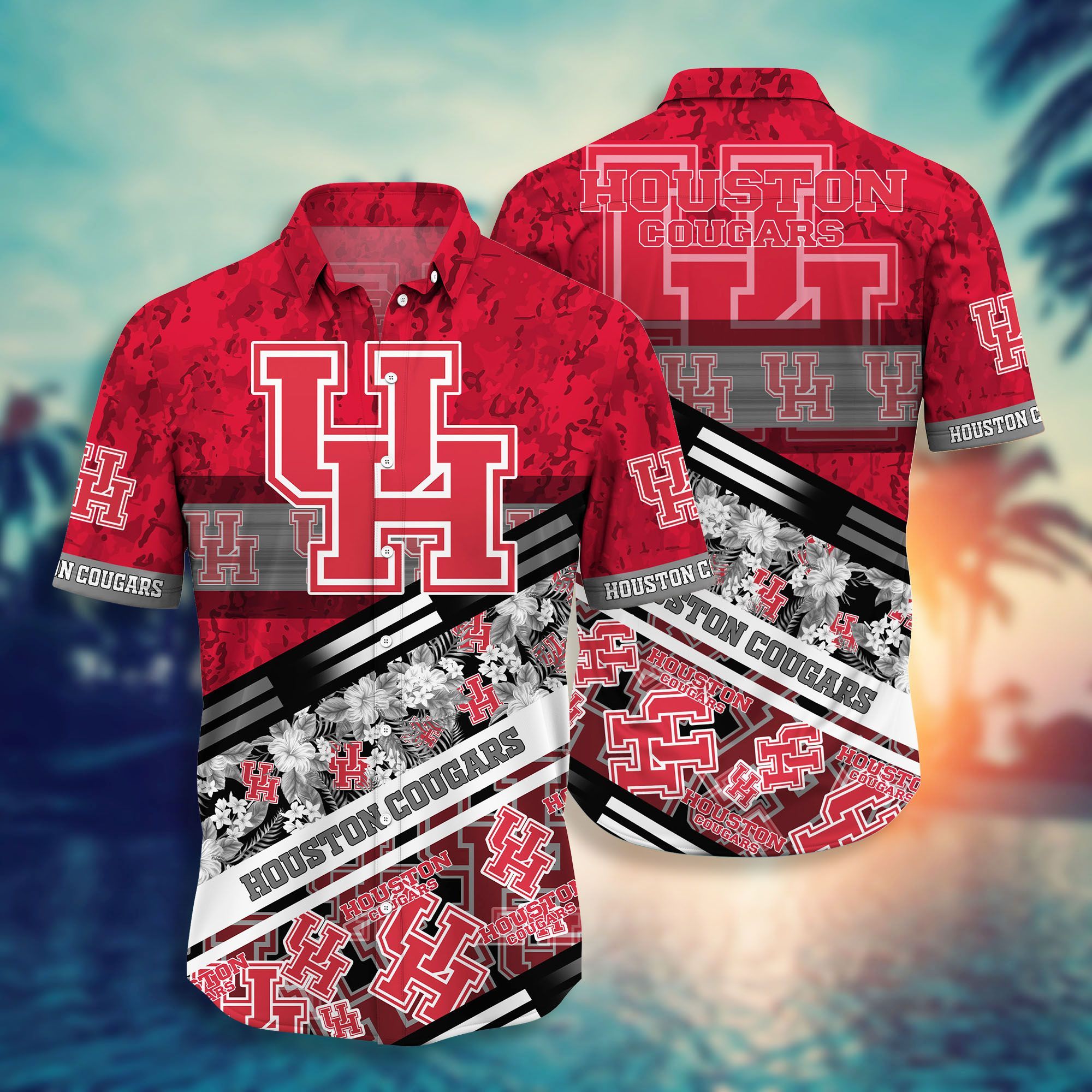 Houston Cougars NCAA -Hawaii Shirt Style Hot Trending Summer-Hawaiian
