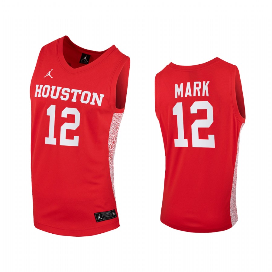 Houston Cougars Tramon Mark Red 2020-21 College Jersey