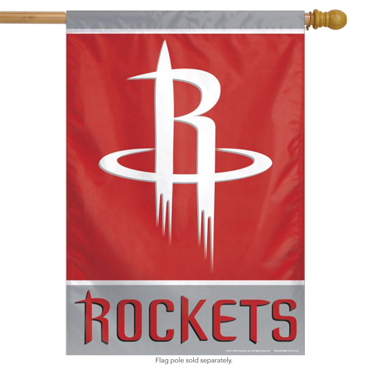 Houston Rockets NBA Vertical Garden Flag, House Flag