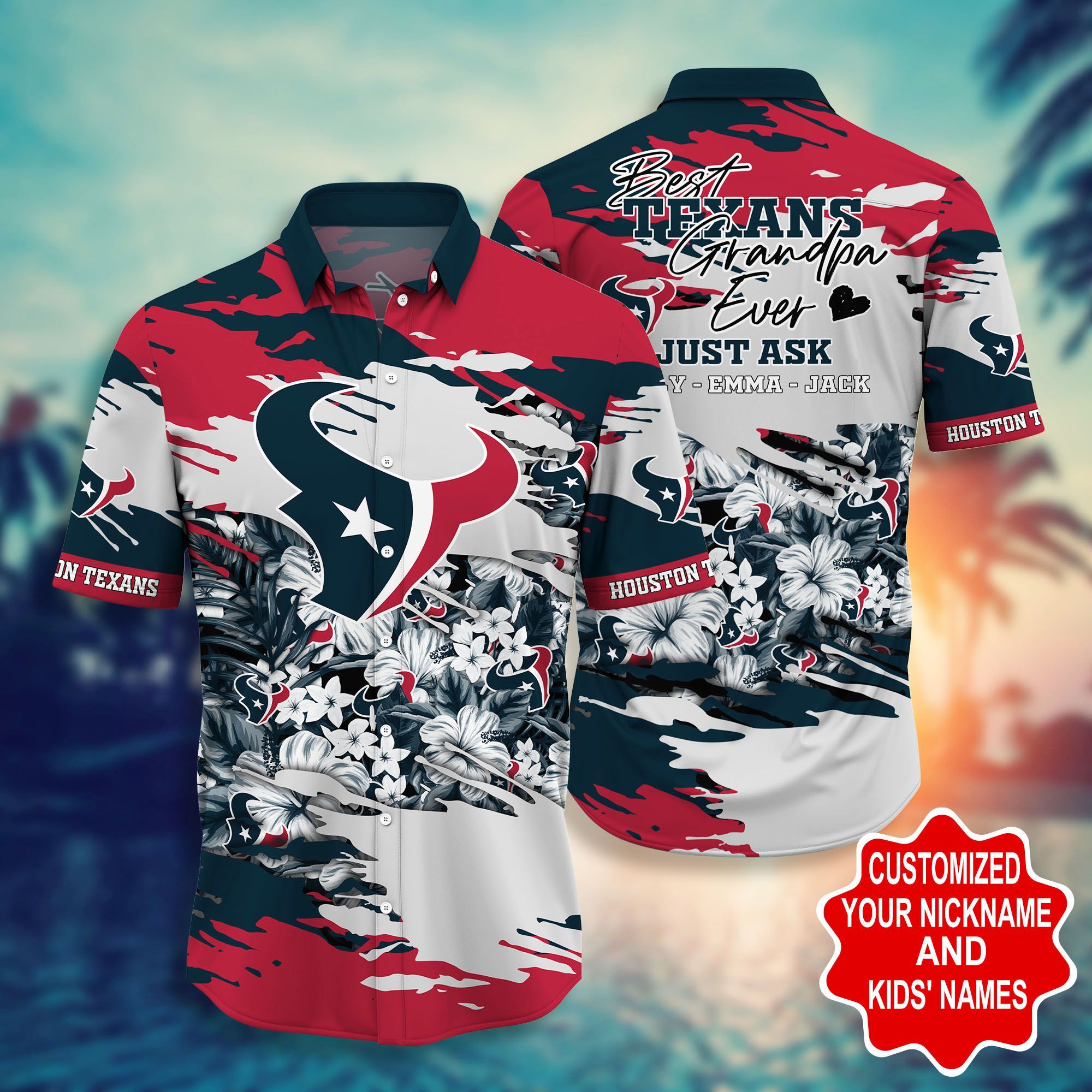 Houston Texans -Pesonalized Hawaii Shirt STYLE HOT TRENDING SUMMER