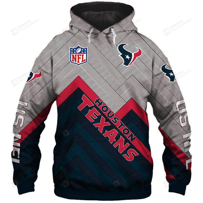 Houston Texans 3d All Over Print Hoodie Hoodie