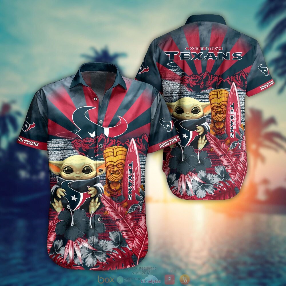 Houston Texans Baby Yoda Hawaiian Shirt