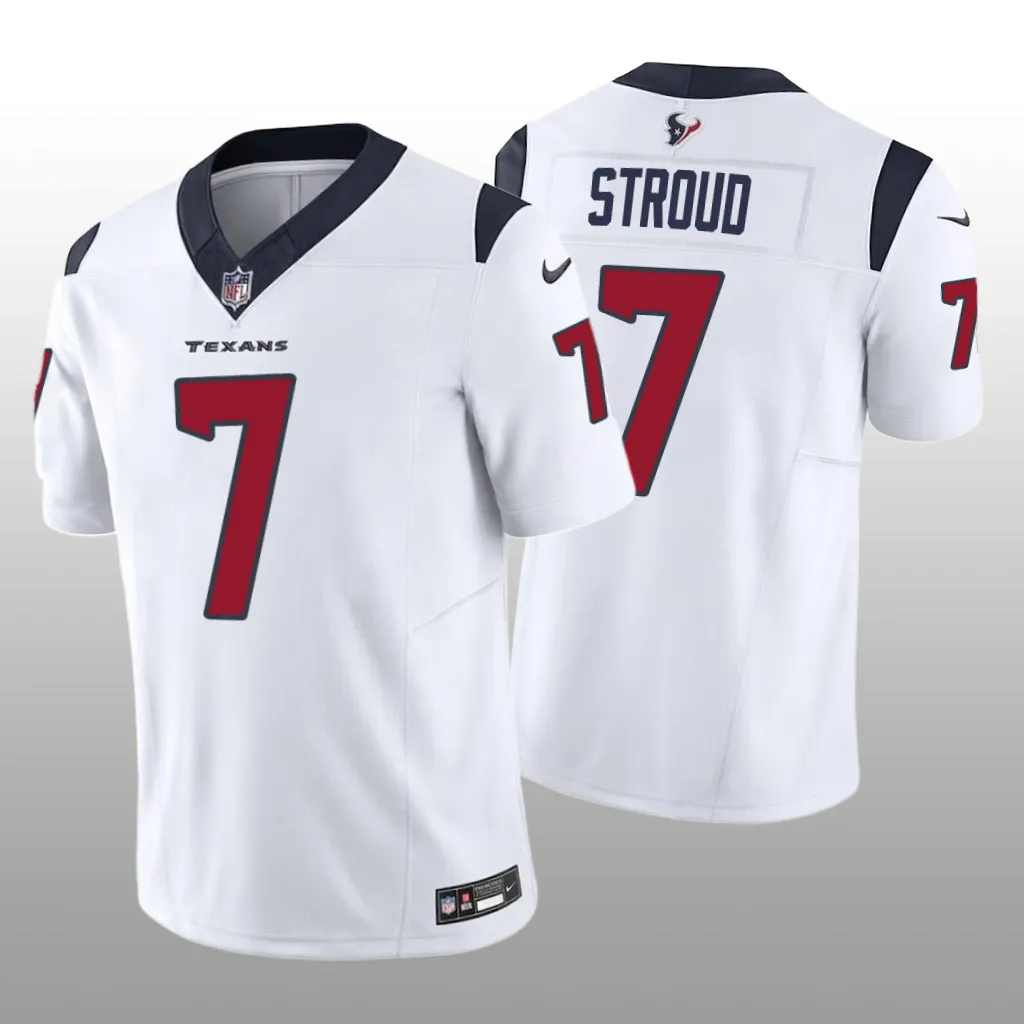 Houston Texans C.J. Stroud White Jersey Vapor F.U.S.E. Limited - Men's