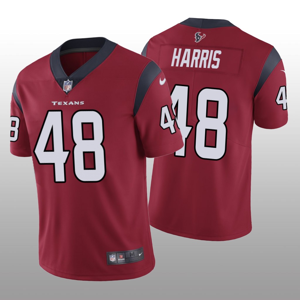 Houston Texans Christian Harris Red Jersey Vapor Limited - Men's