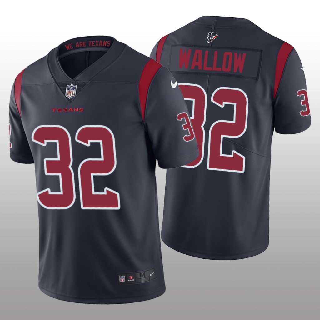 Houston Texans Garret Wallow Navy Jersey Color Rush Limited - Men's