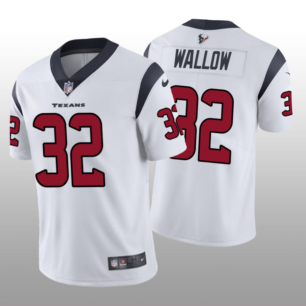 Houston Texans Garret Wallow White Jersey Vapor Limited - Men's