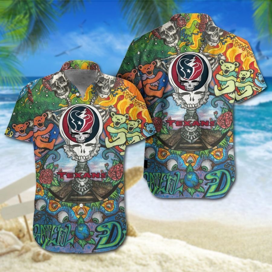 Houston Texans Grateful Dead Hawaiian Shirt