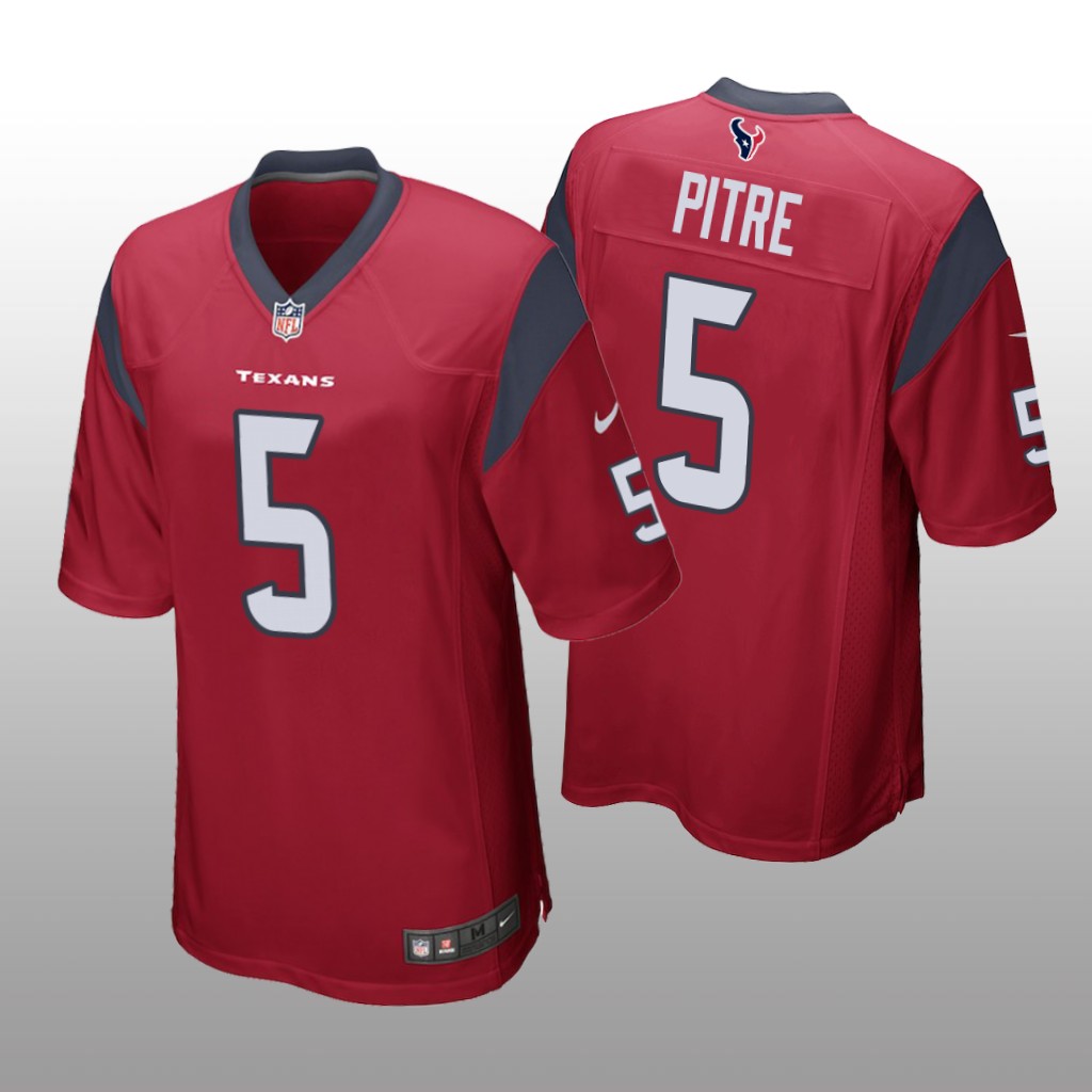 Houston Texans Jalen Pitre Red Jersey Game - Men's