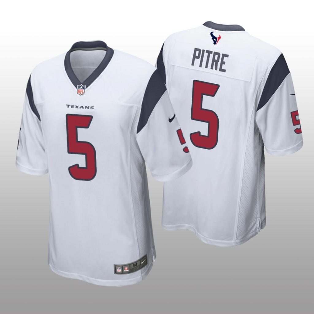 Houston Texans Jalen Pitre White Jersey Game - Men's