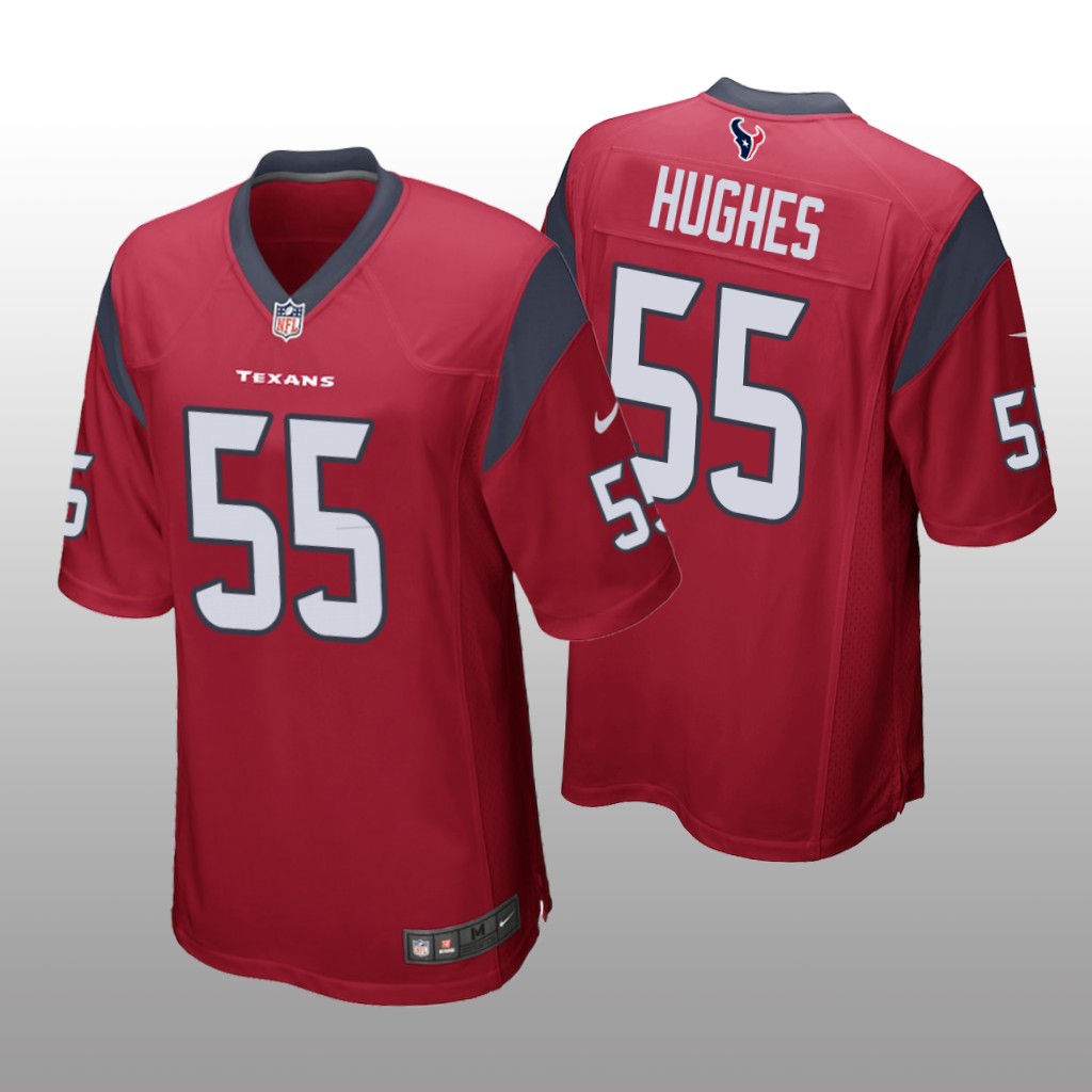 Houston Texans Jerry Hughes Red Jersey Game - Men's