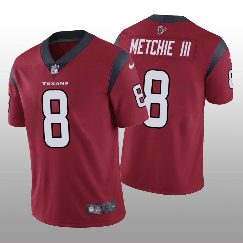 Houston Texans John Metchie III Red Jersey Vapor Limited - Men's