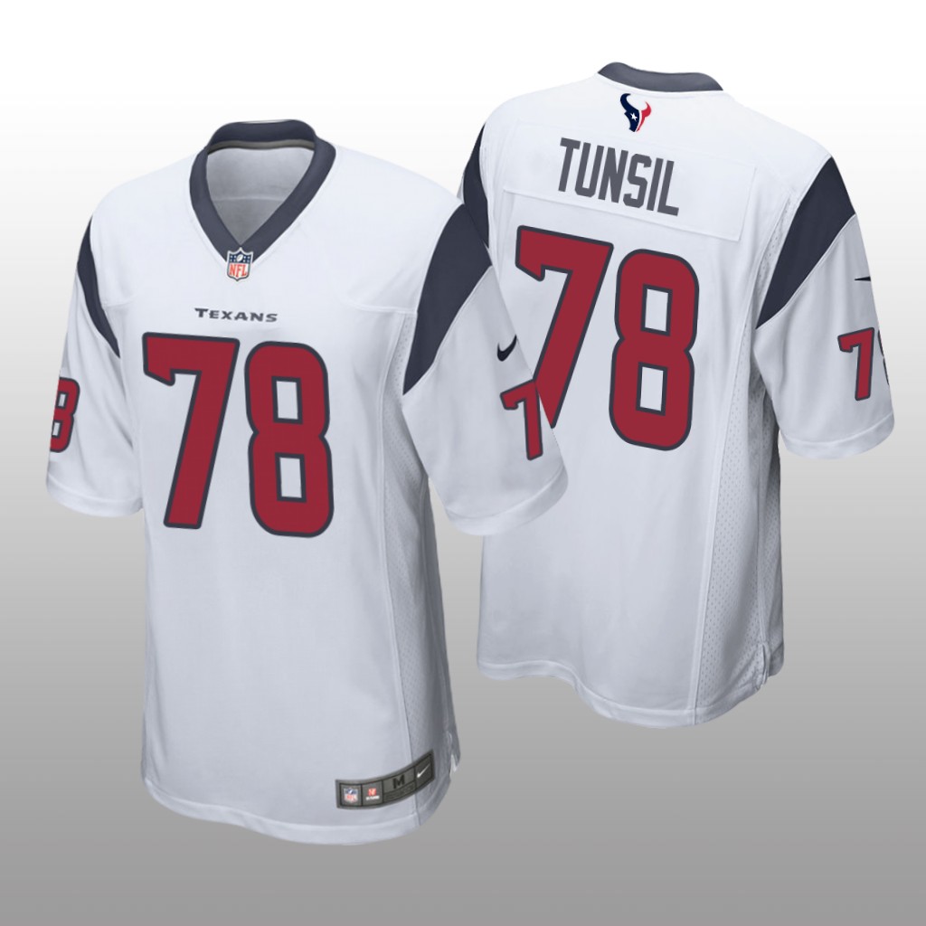 Houston Texans Laremy Tunsil White Jersey Game - Men's