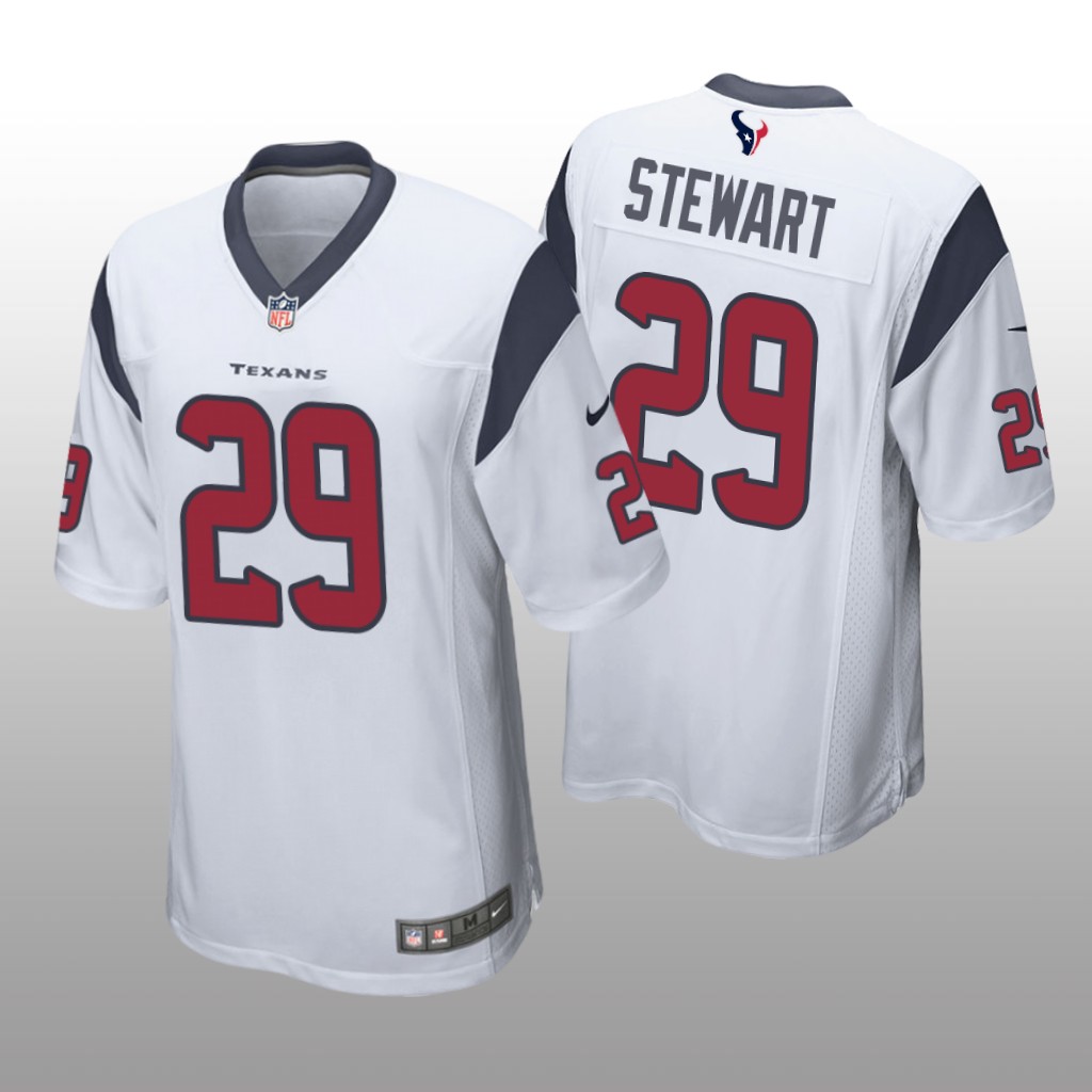 Houston Texans M.J. Stewart White Jersey Game - Men's