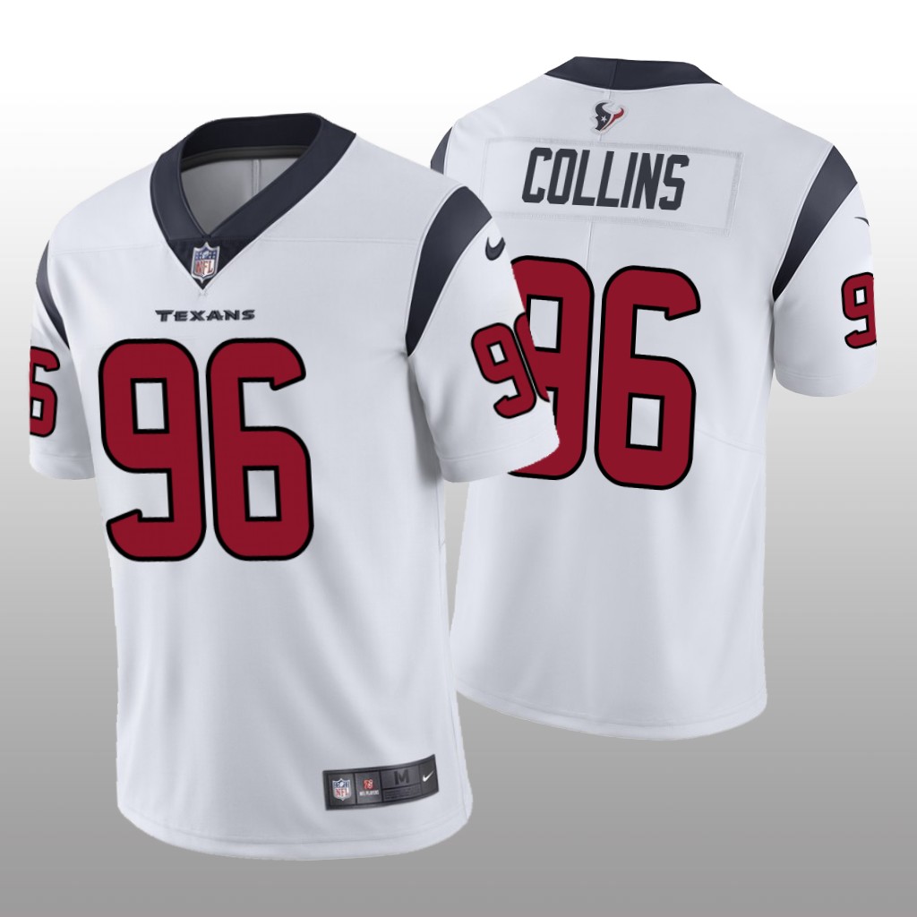 Houston Texans Maliek Collins White Jersey Vapor Limited Vapor Limited - Men's