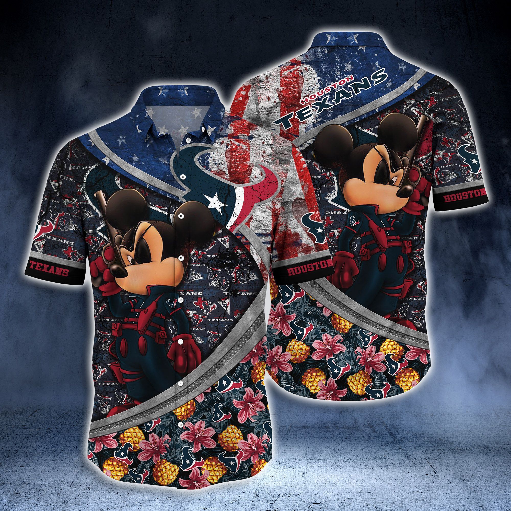 Houston Texans NFL-Hawaii Shirt Style Hot Trending