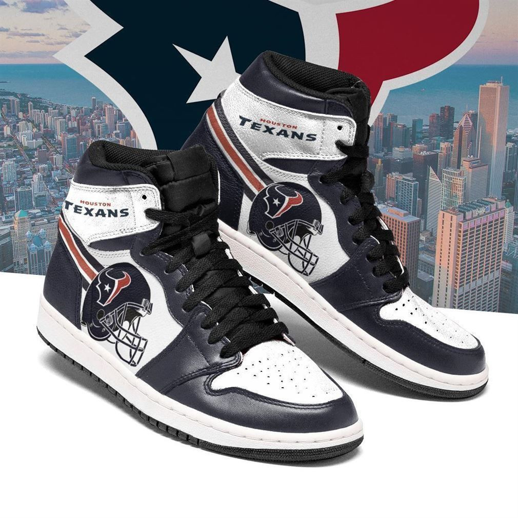 Houston Texans Nfl Football Air Sneakers Sneakers Sport Sneakers High Top Air Jordan Sneaker, Air Jordan Hightop