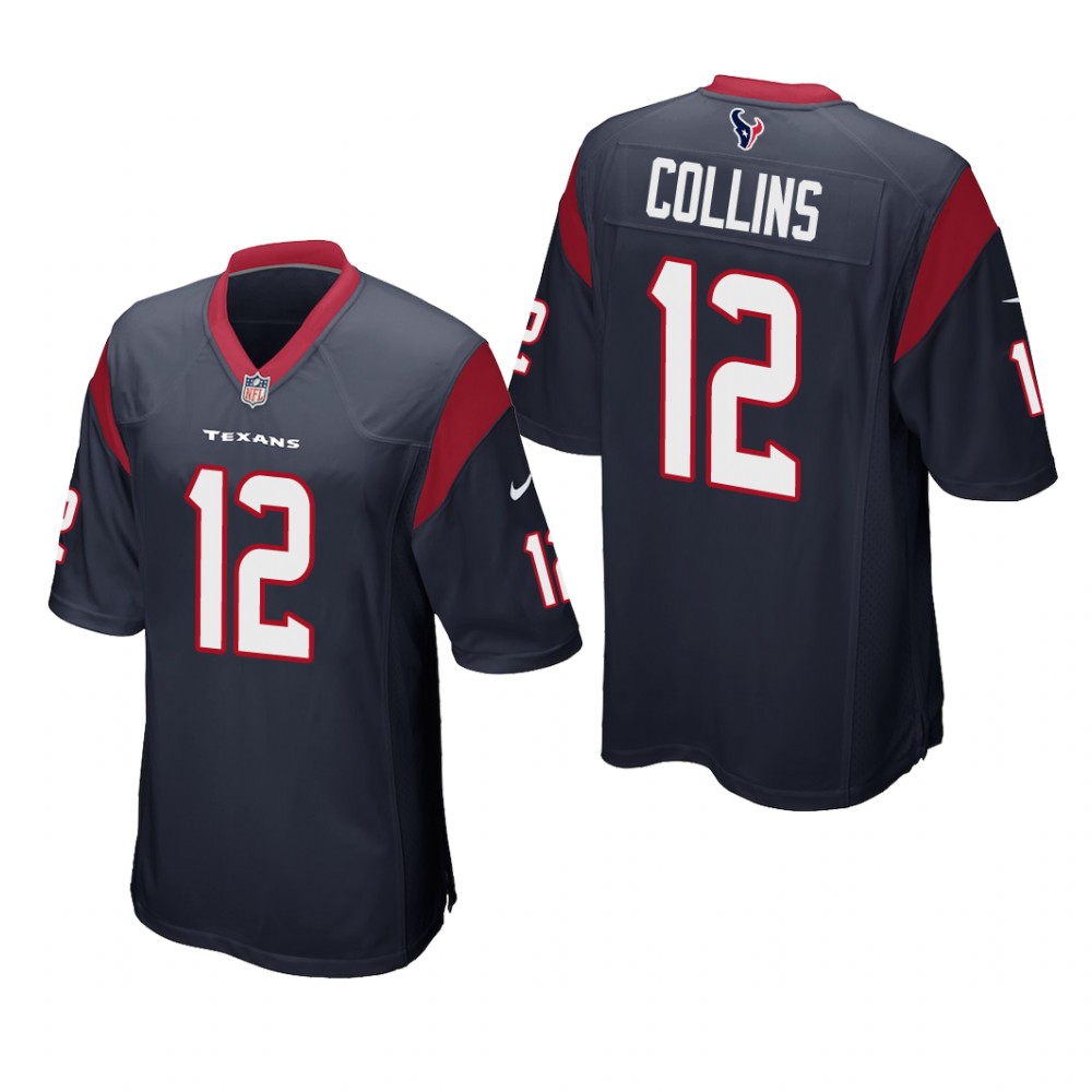 Houston Texans Nico Collins Navy Jersey Game - Men's