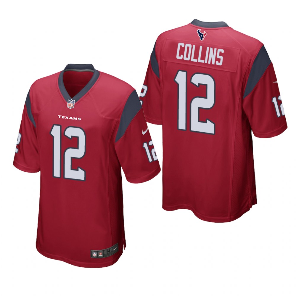 Houston Texans Nico Collins Red Jersey Game - Men's