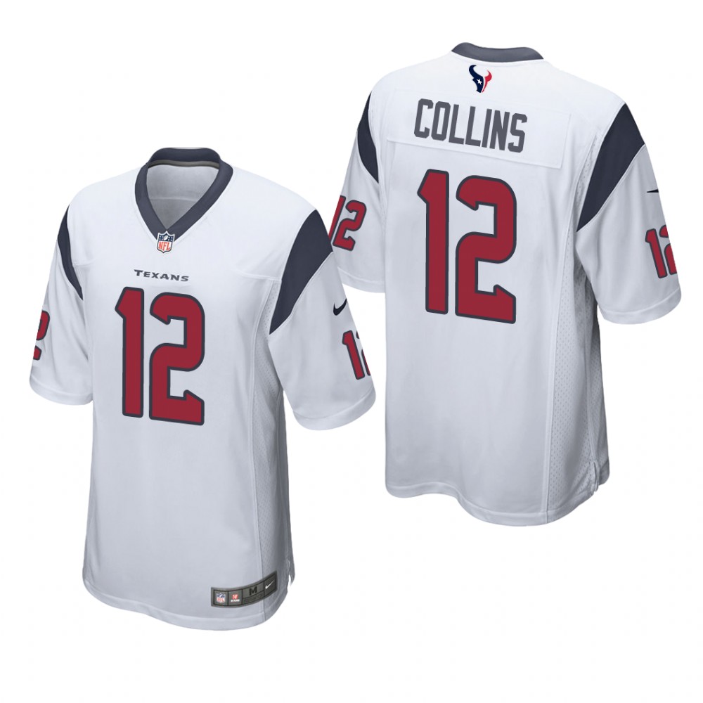 Houston Texans Nico Collins White Jersey Game - Men's