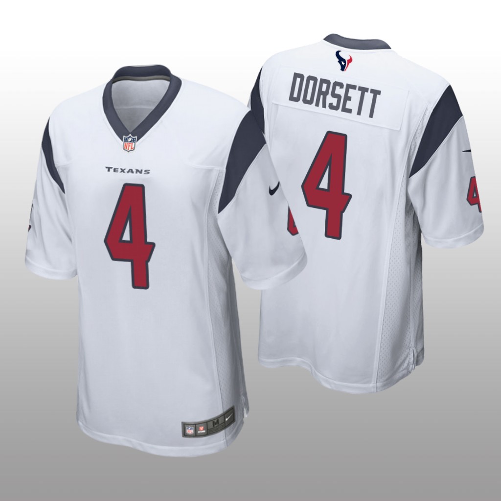 Houston Texans Phillip Dorsett White Jersey Game - Men's