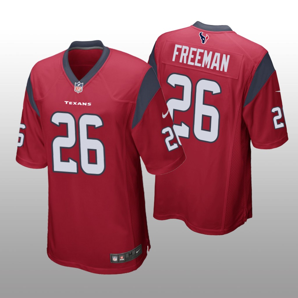 Houston Texans Royce Freeman Red Jersey Game - Men's