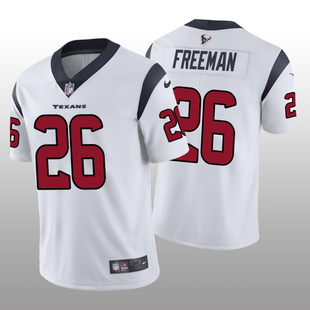 Houston Texans Royce Freeman White Jersey Vapor Limited - Men's