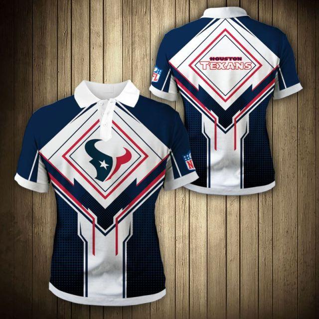 Houston Texans Square Lattice Polo Shirt