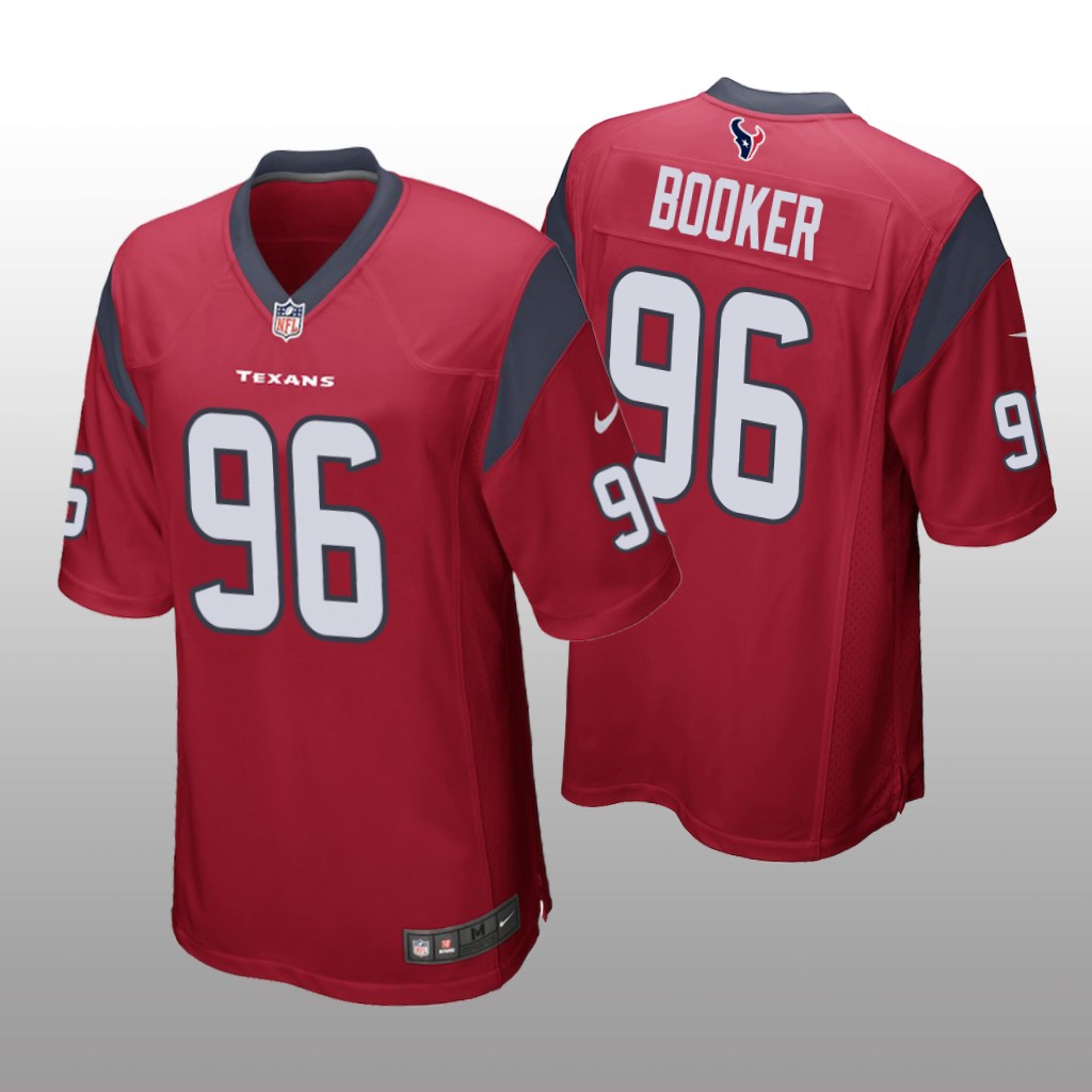 Houston Texans Thomas Booker Red Jersey Game - Men's