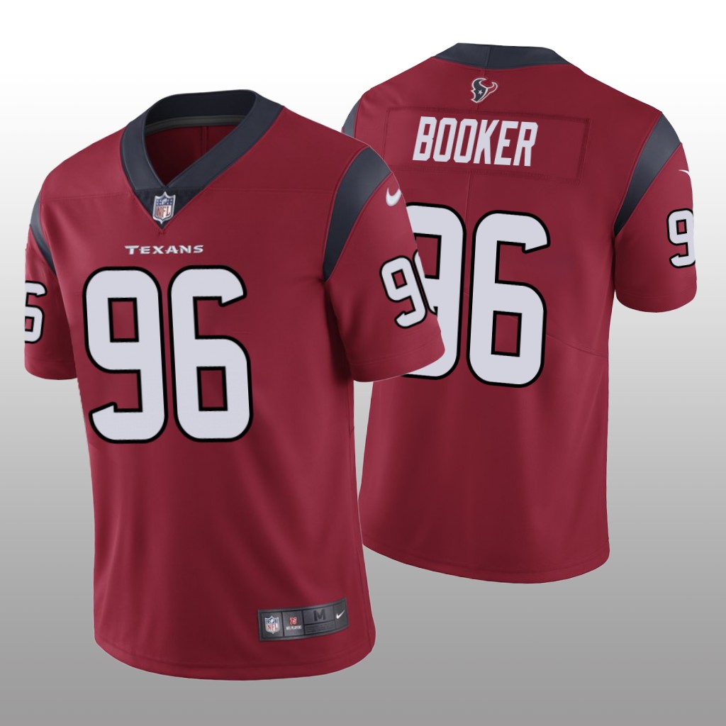 Houston Texans Thomas Booker Red Jersey Vapor Limited Men's