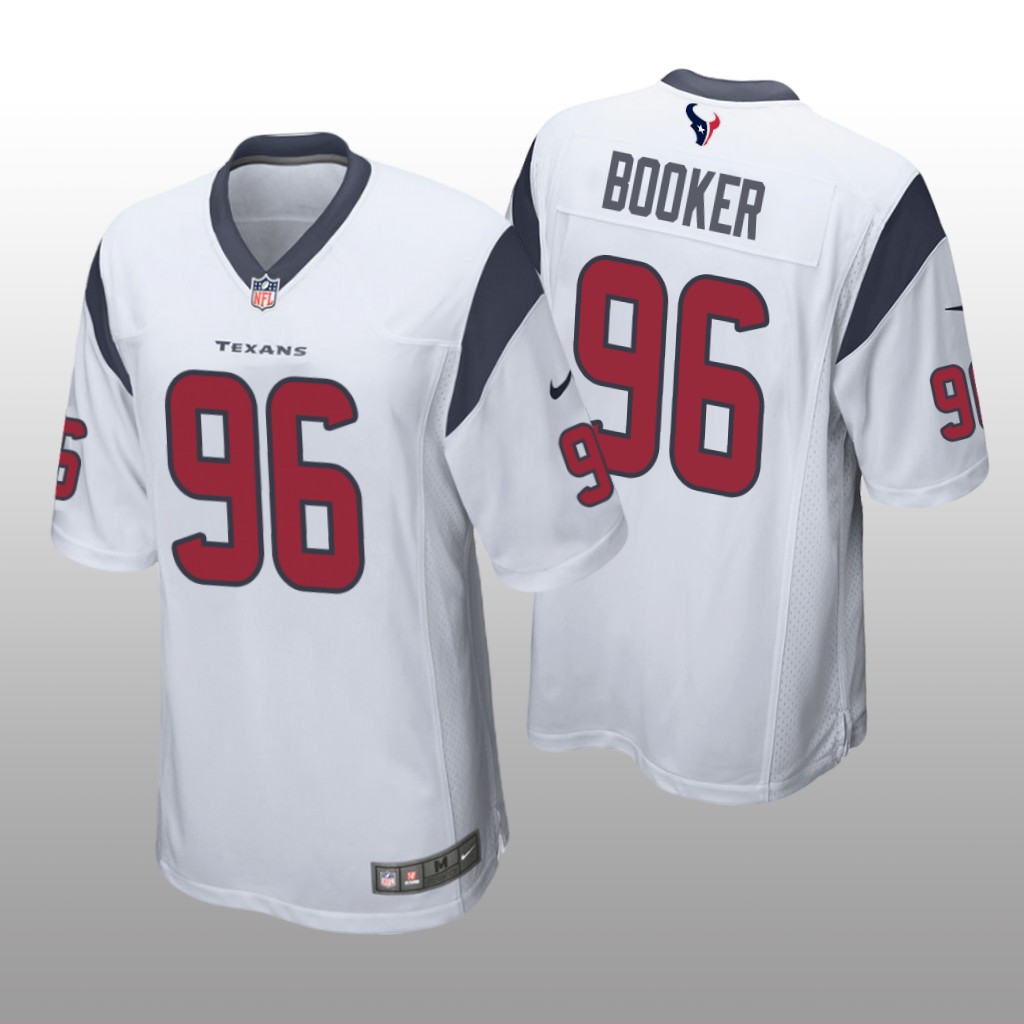 Houston Texans Thomas Booker White Jersey Game - Men's