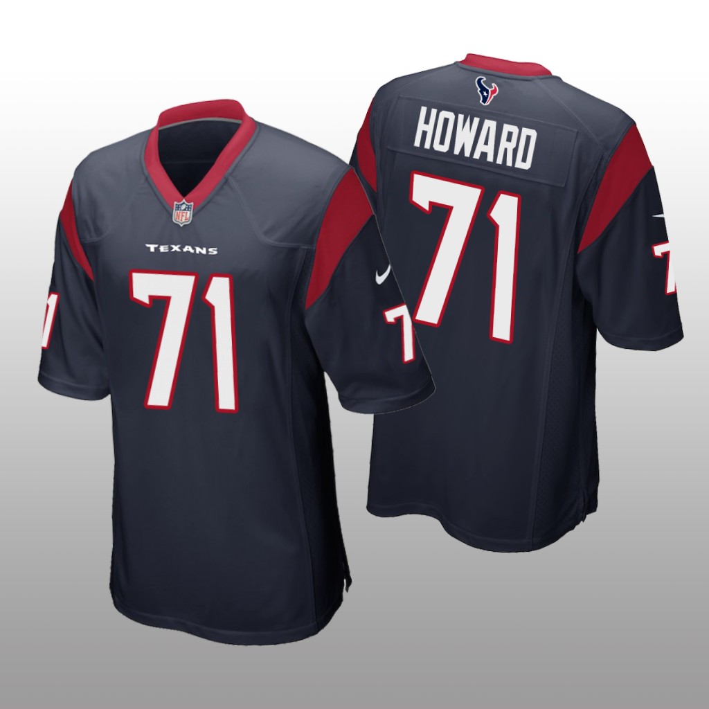 Houston Texans Tytus Howard Navy Jersey Game - Men's