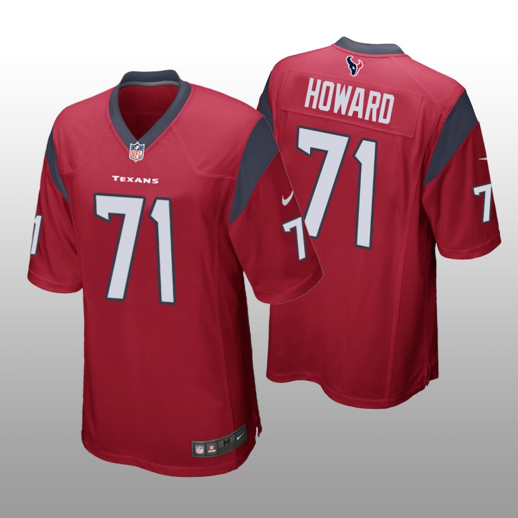 Houston Texans Tytus Howard Red Jersey Game - Men's