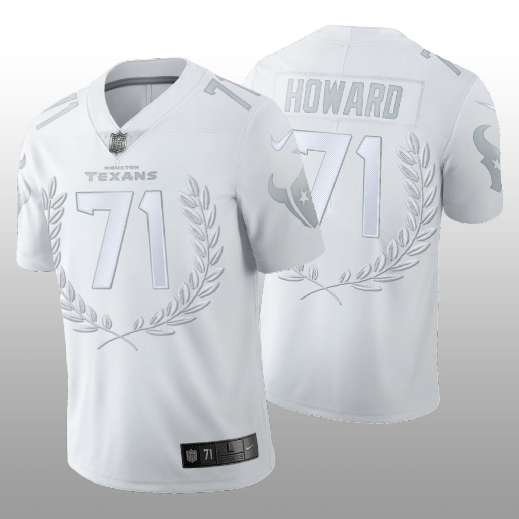 Houston Texans Tytus Howard White Jersey 2020 Platinum Limited