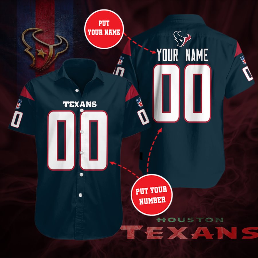 Houston Texans Up Hawaiian Shirt