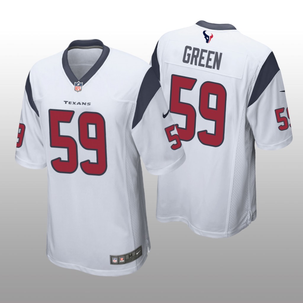 Houston Texans White 2022 NFL Draft Kenyon Green Game Jersey