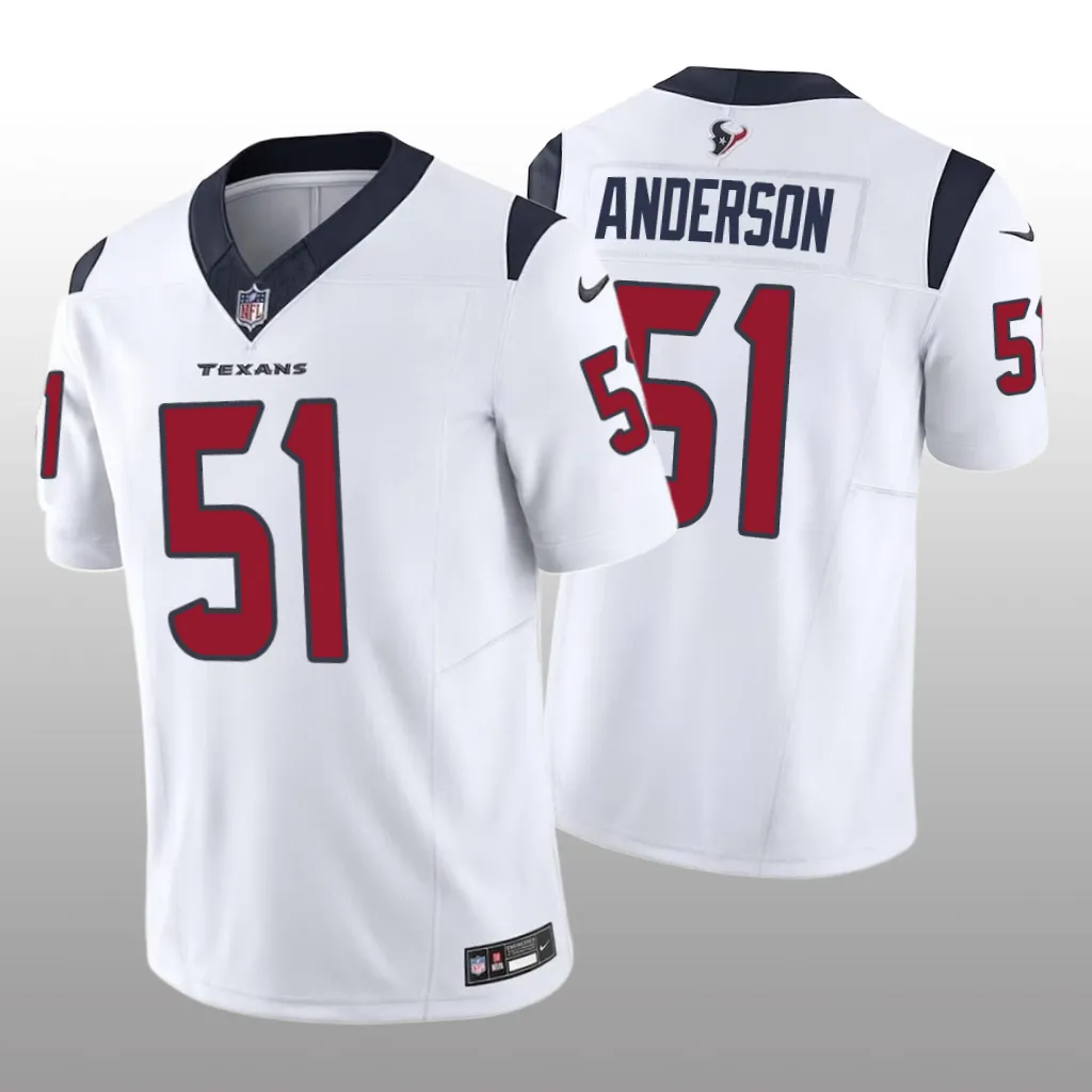 Houston Texans Will Anderson White Jersey Vapor F.U.S.E. Limited - Men's