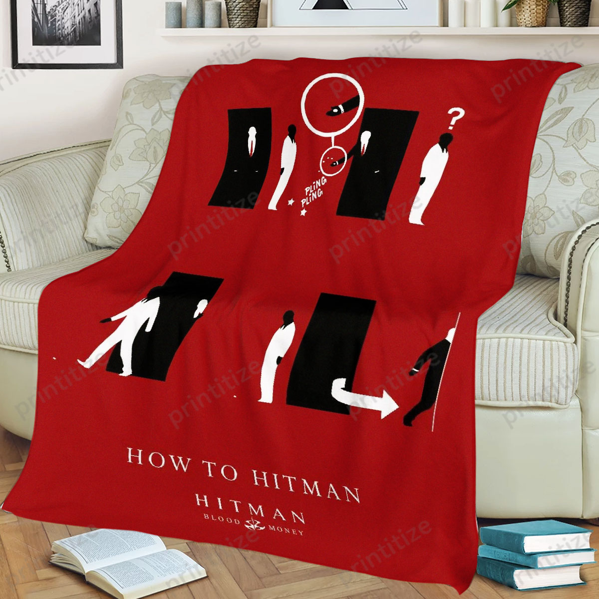 How To Hitman Blood Money Fleece Blanket