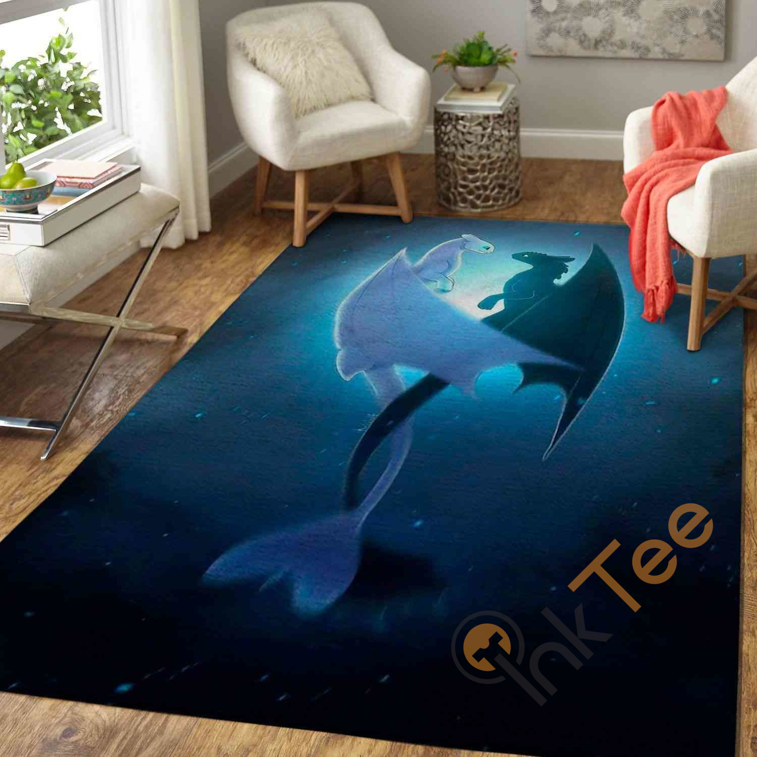How To Train Your Dragon Movie Area Rectangle Rug