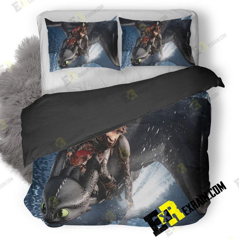 How To Train Your Dragon The Hidden World Eg 3D Customized Duvet Cover Bedding Set
