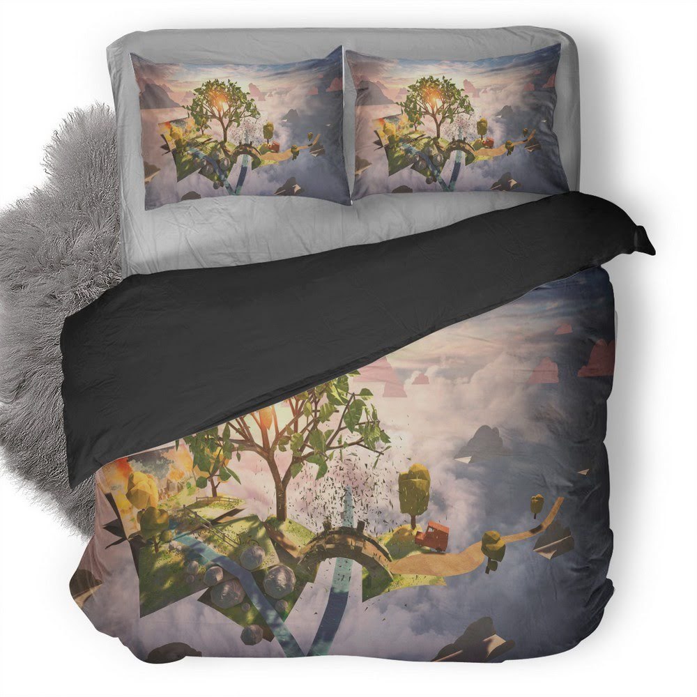 How We Soar 3D Customized Duvet Cover Bedding Set