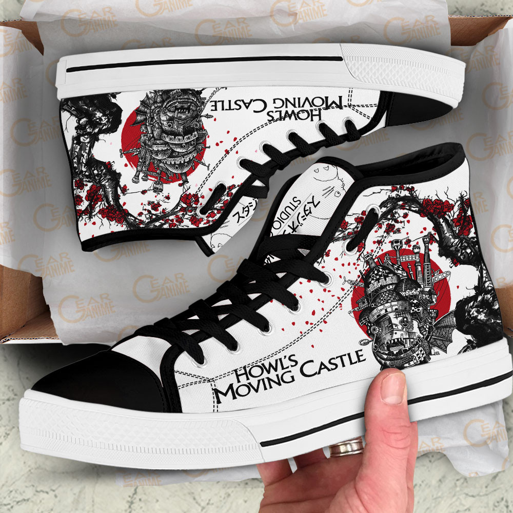 Howl’s Moving Castle Anime Custom High Top Shoes Japan Style