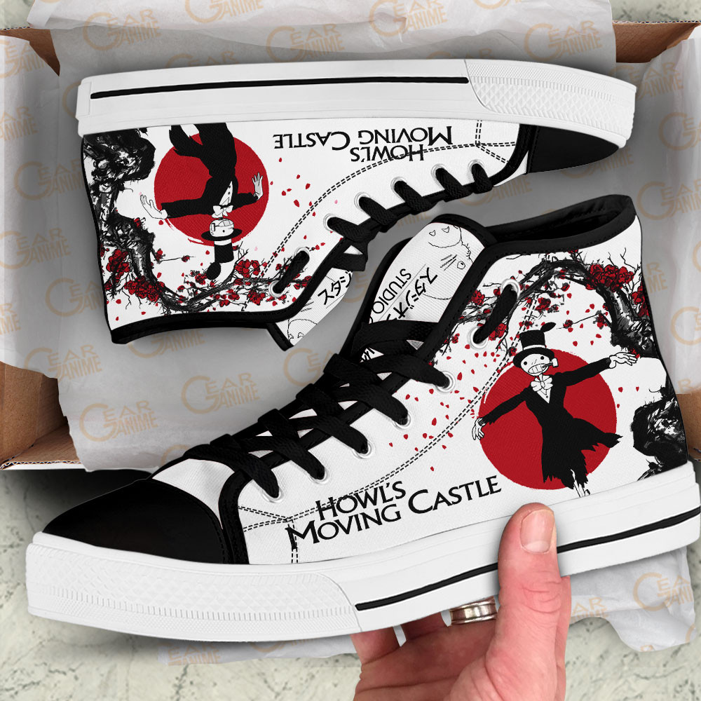 Howl’s Moving Castle Turnip Head Anime Custom High Top Shoes Japan Style