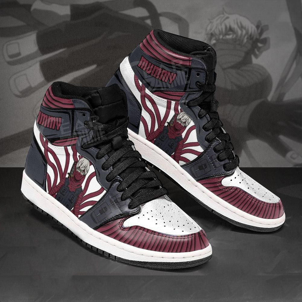 Hoyo Makihara My Hero Academia anime 1 High Top Air Jordan Sneaker, Air Jordan Hightop
