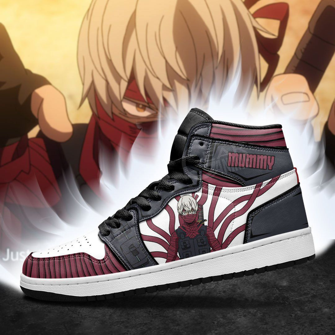 Hoyo Makihara My Hero Academia anime 1 High Top Air Jordan Sneaker, Air Jordan Hightop