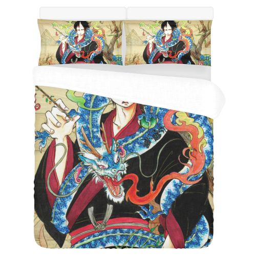 Hozuki Coolheadedness 3D Customized Duvet Cover Bedding Set